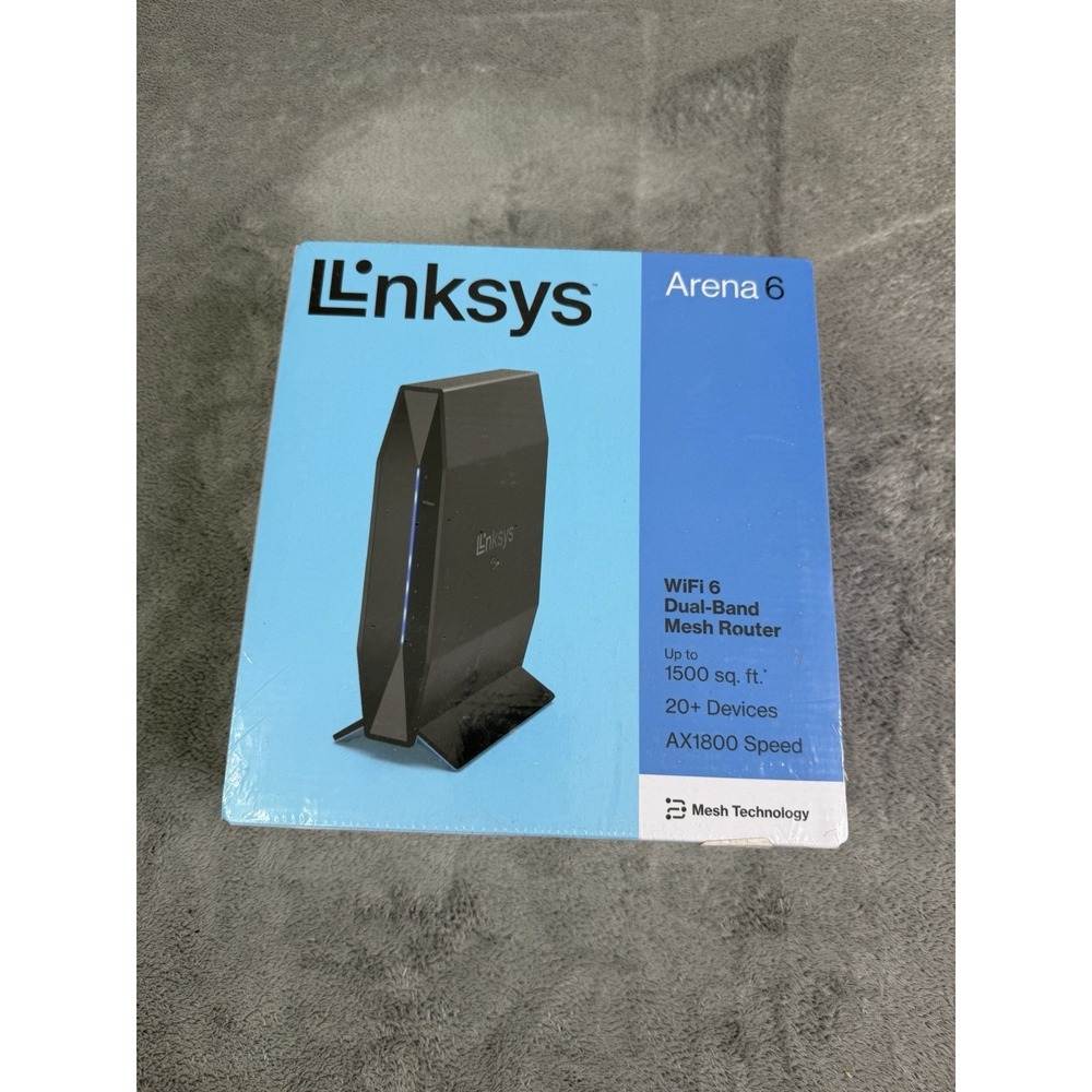 Linksys Arena 6 AX1800 Dual Band Mesh WiFi 6 Router New
